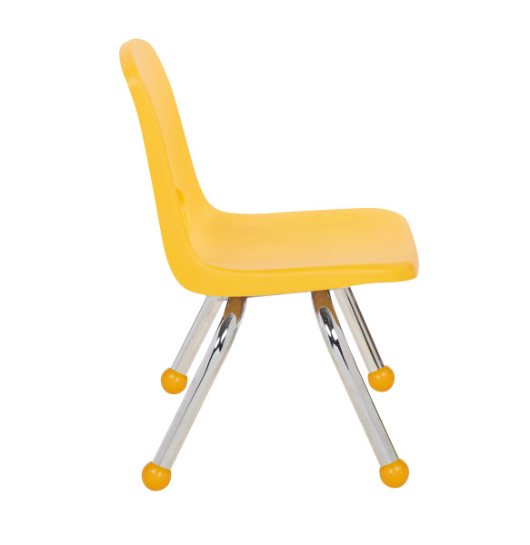 Yellow 10 inch Stacking Chair Each