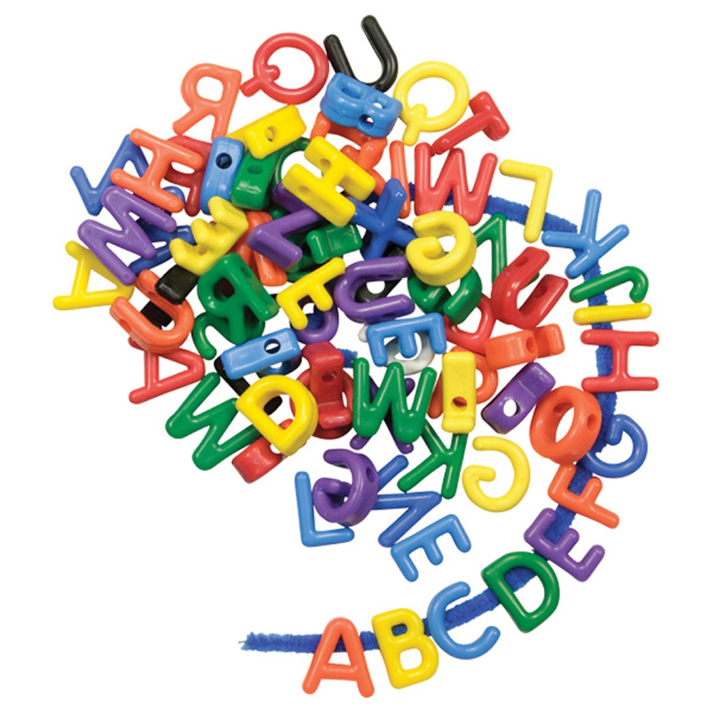 288ct Uppercase Manuscript Letter Beads