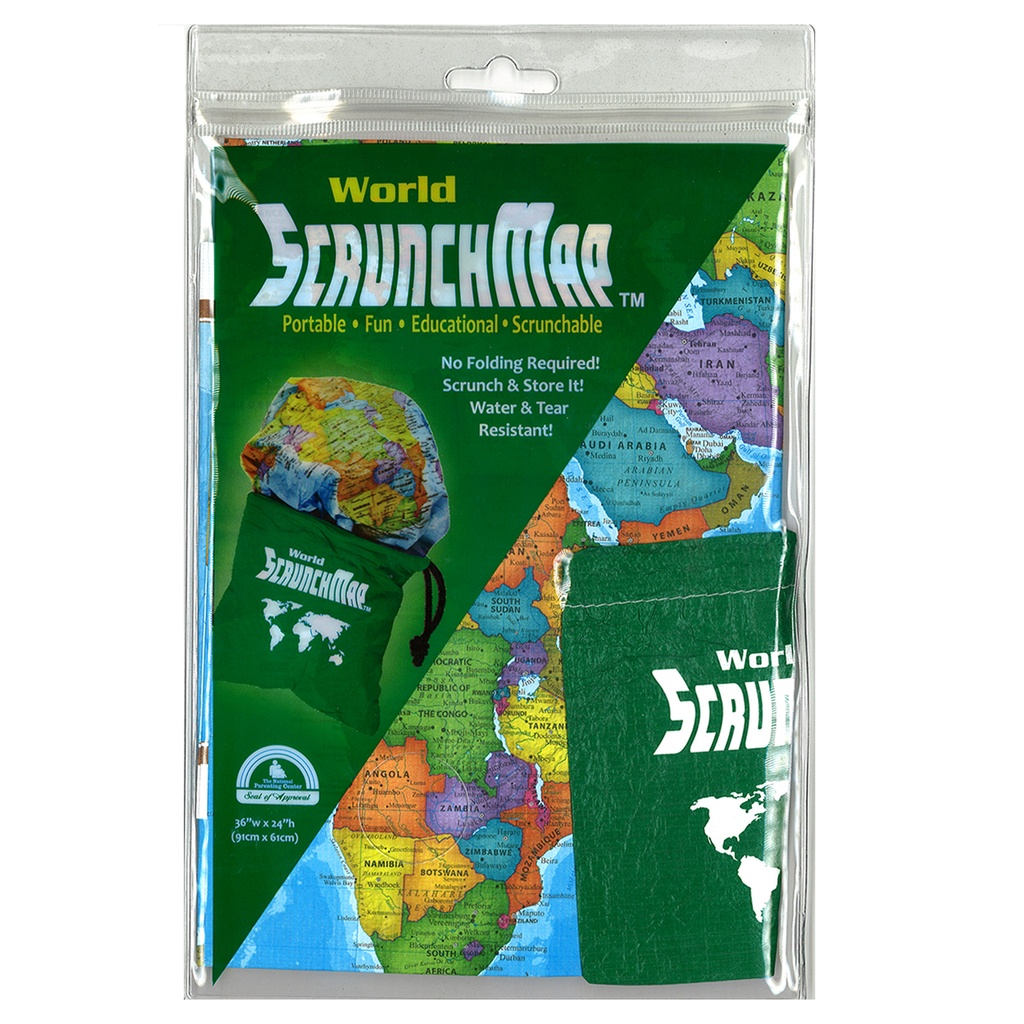 World Scrunch Map