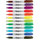 12ct Fine Sharpie Permanent Markers