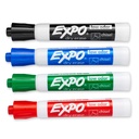 4 Color Expo Low Odor Chisel Tip Dry Erase Markers Set Each