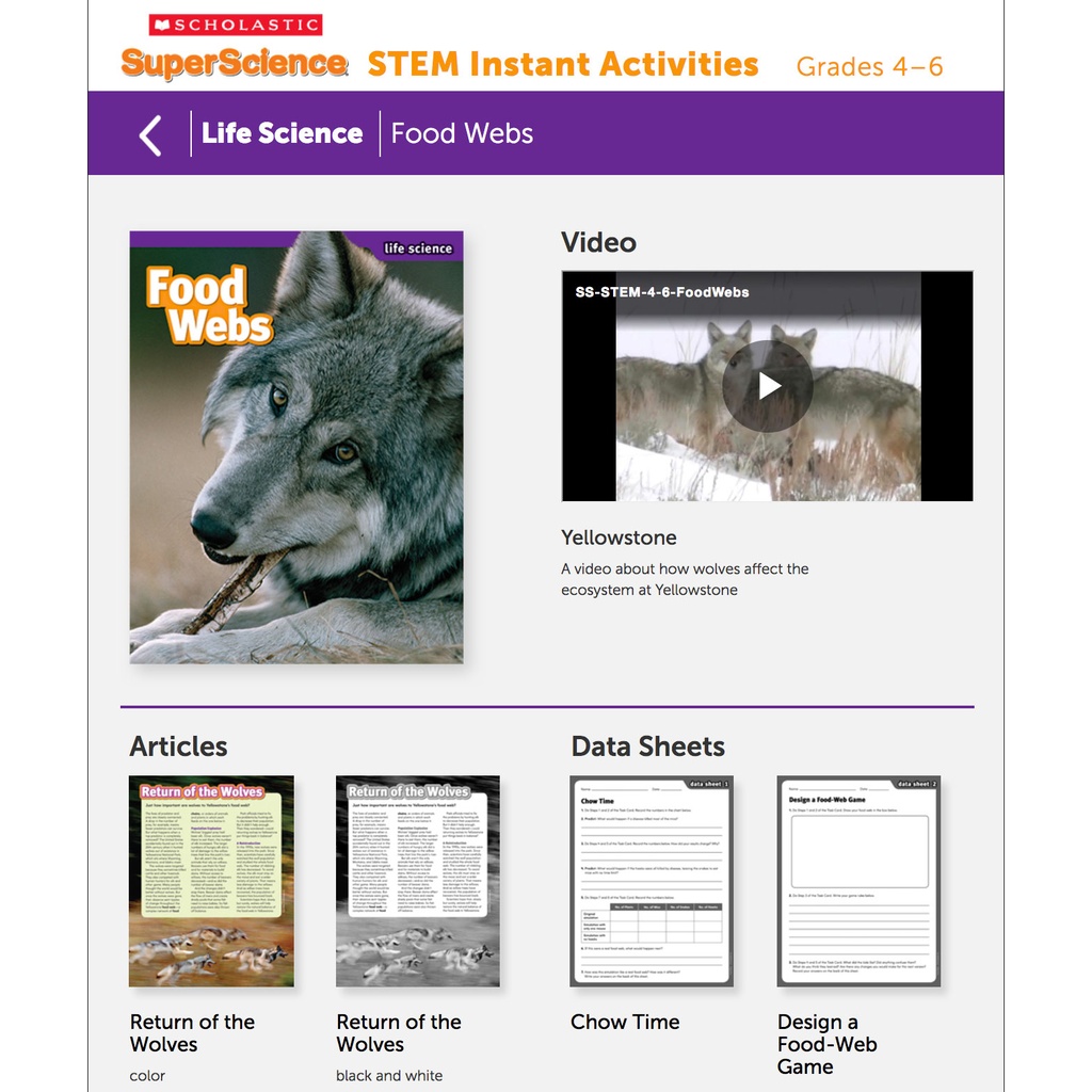 Super Science STEM Activity Pack Gr 4 to 6