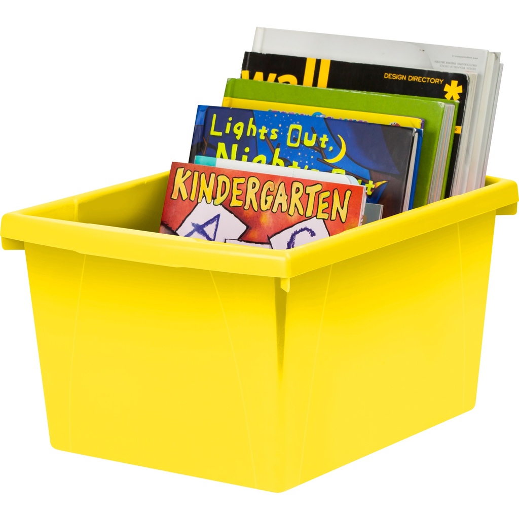 Small Classroom Storage Bin Yellow Each