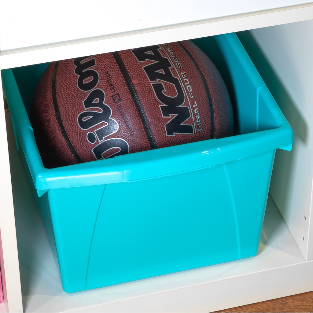 Small Classroom Storage Bin Teal Each