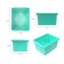 Small Classroom Storage Bin Teal Each