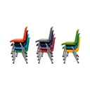 Creative Colors Split Bucket 12&quot; Chair Set of 6