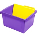 Small Classroom Storage Bin Purple Each