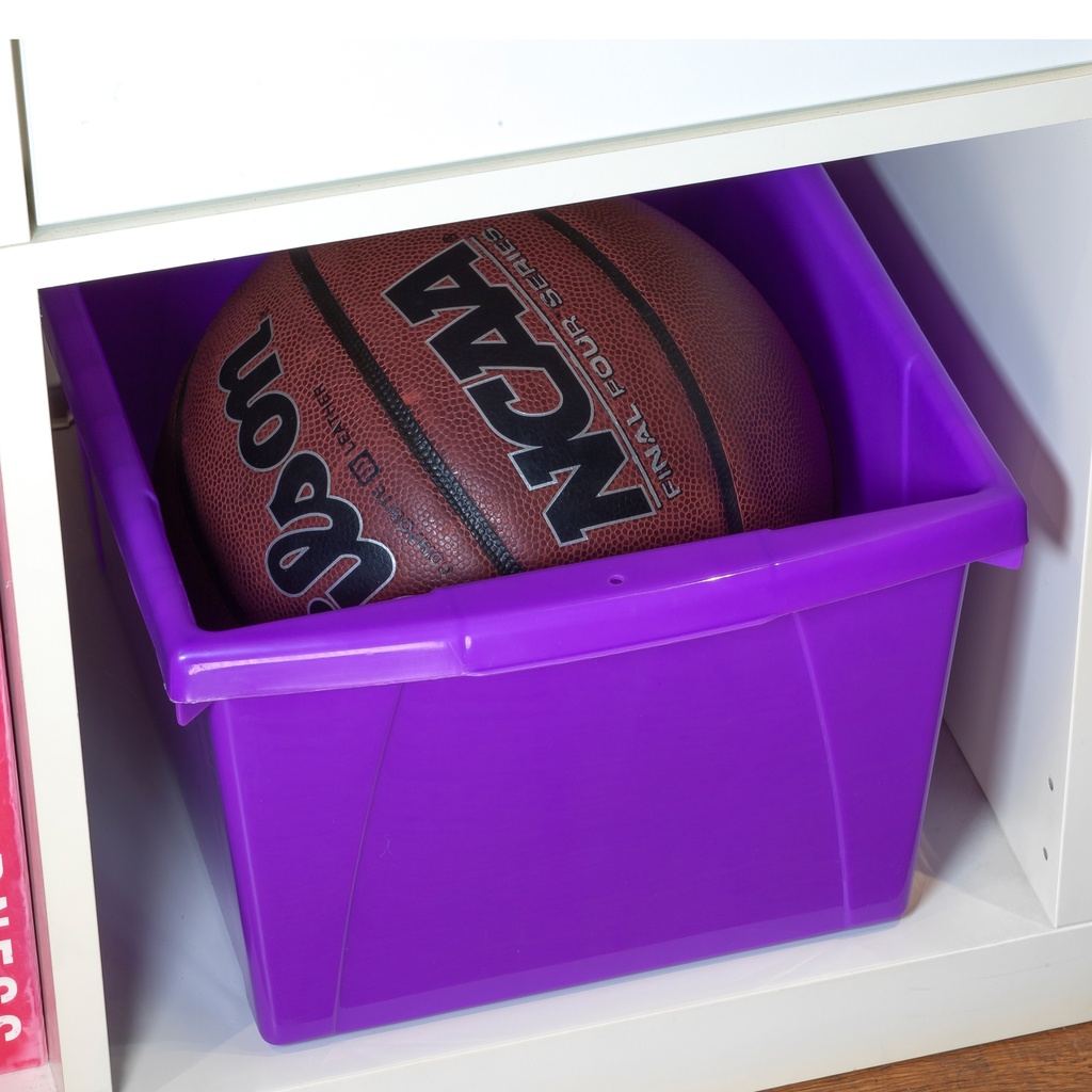 Small Classroom Storage Bin Purple Each