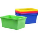 Medium Classroom Storage Bin Assorted Color Set of 6