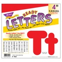 Red 4-Inch Casual Uppercase/Lowercase Combo Pack Ready Letters®