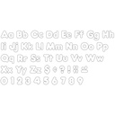 White 4-Inch Casual Uppercase/Lowercase Combo Pack Ready Letters®