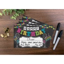 Chalkboard Brights Happy Birthday Awards