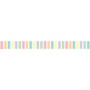 35' Pastel Pop Stripes Straight Border Trim