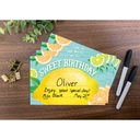 Lemon Zest Sweet Birthday Awards