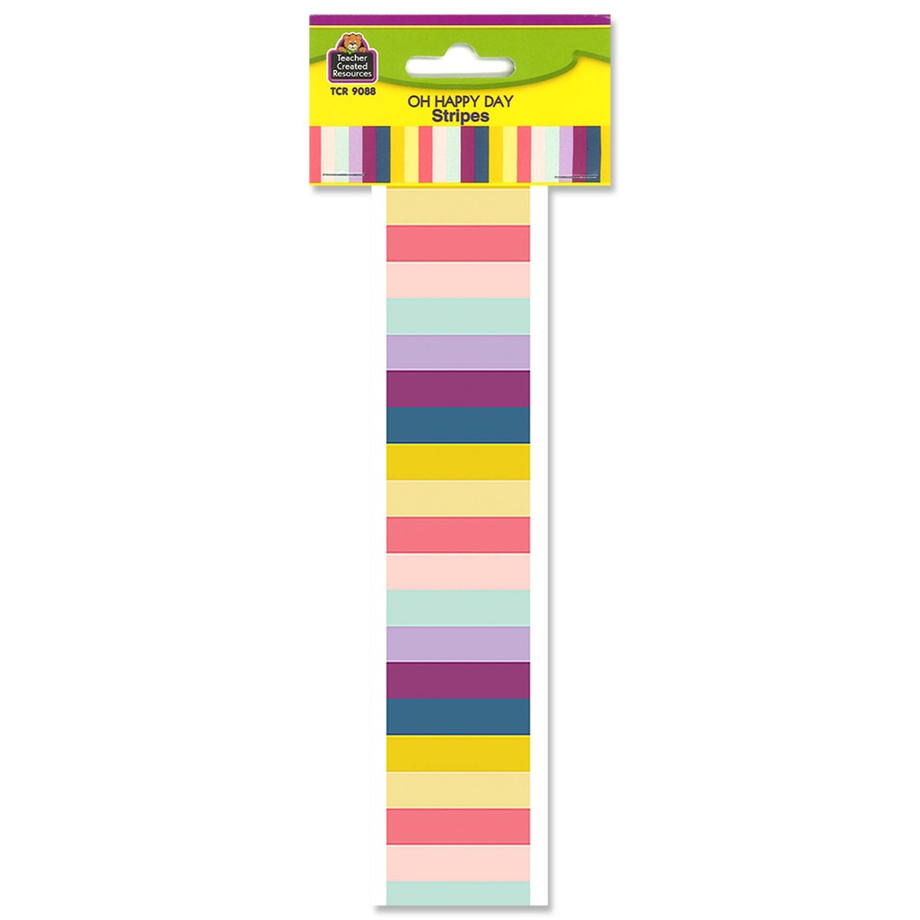 Oh Happy Day Stripes Straight Border Trim