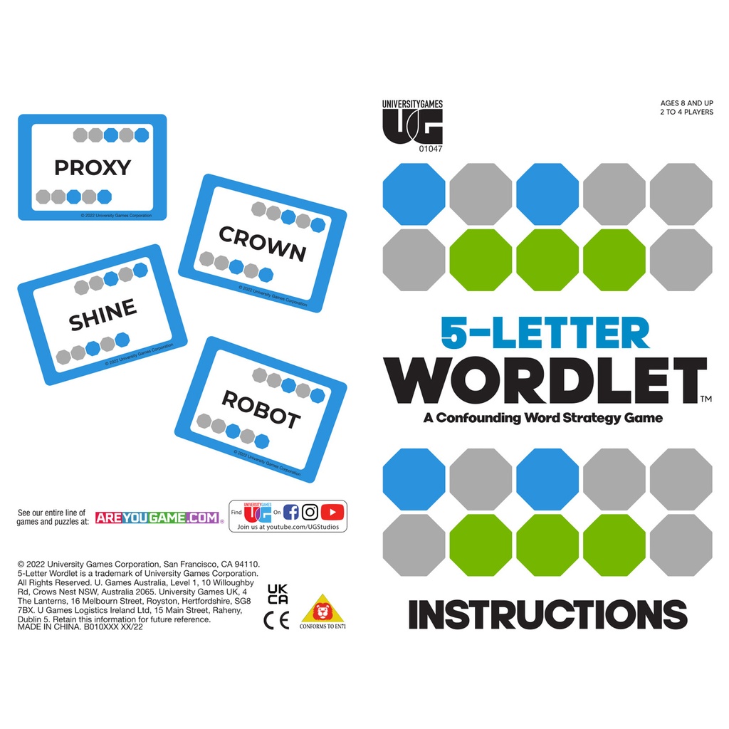 5-Letter Wordlet™ Word Puzzle Game