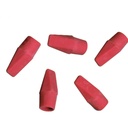 144ct Pink Wedge Erasers Caps