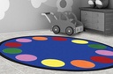 Lots Of Dots Rug 7' 7" Round