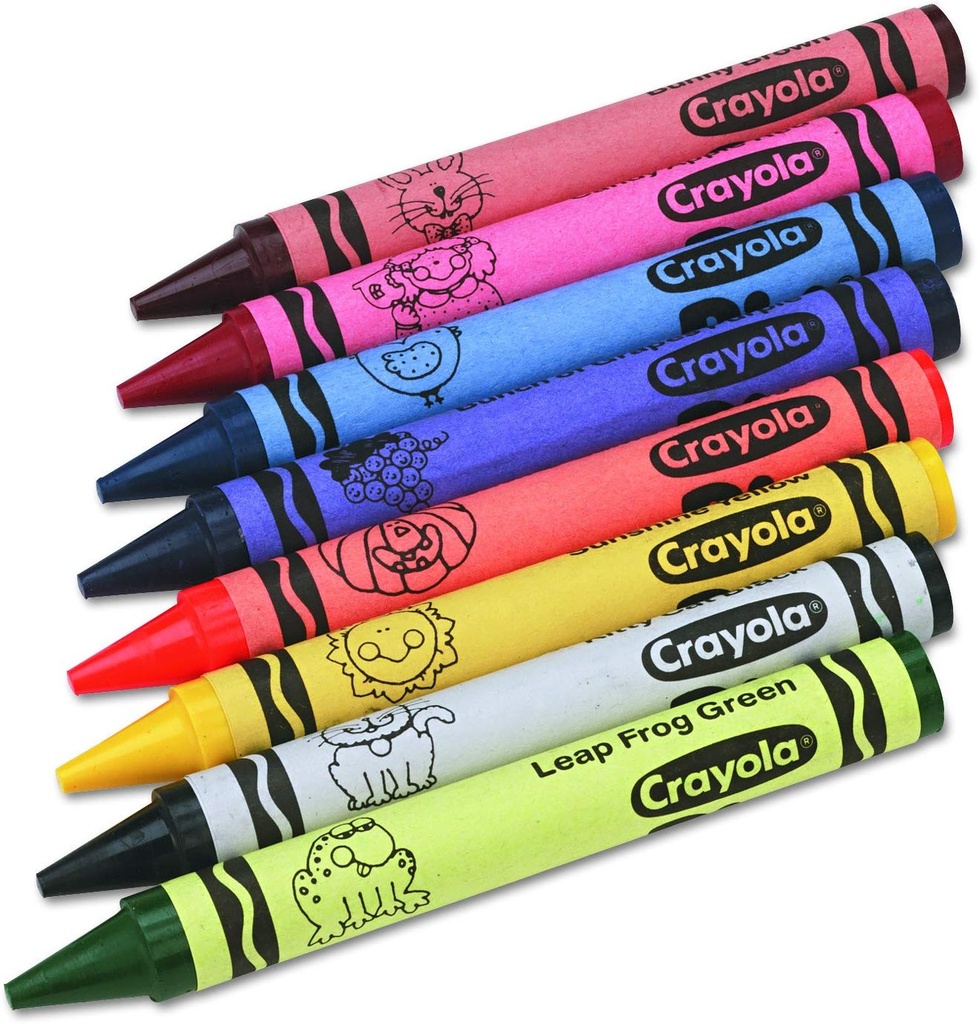 200ct 8 Color Jumbo Crayola Crayon Classpack