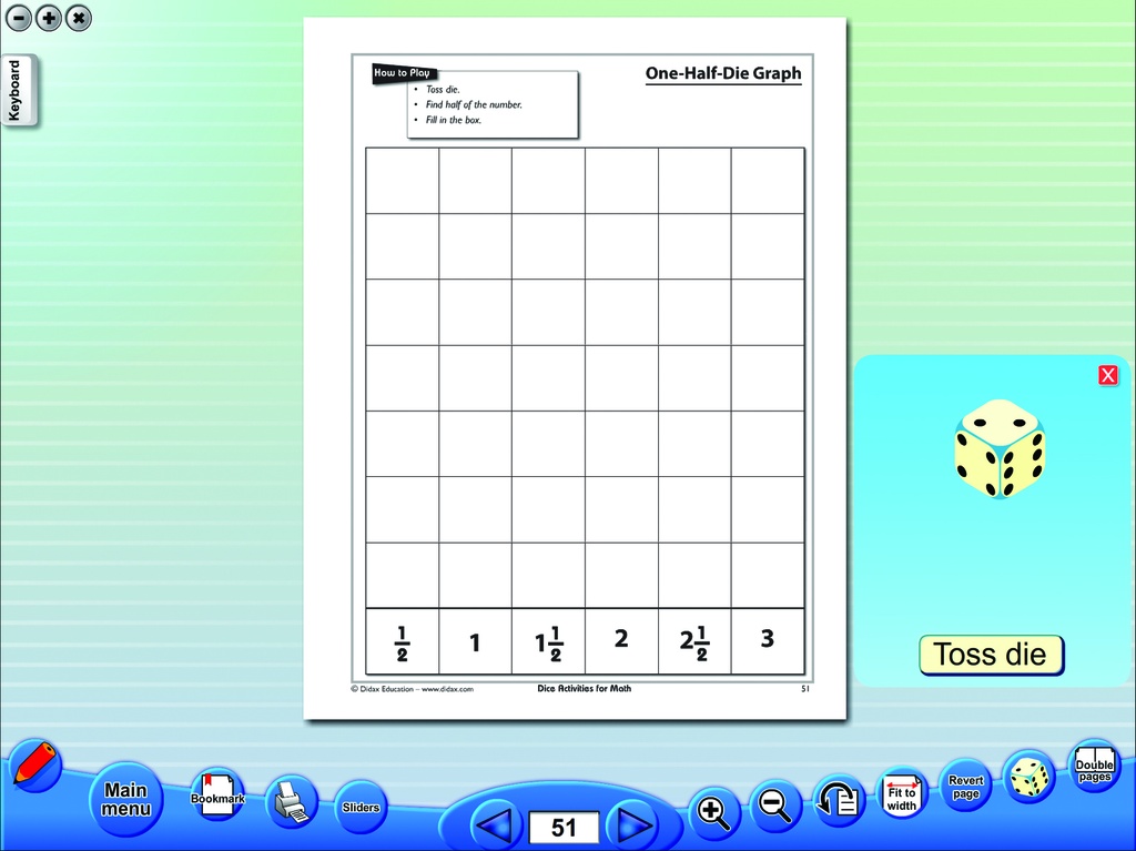 Dice Activities for Math