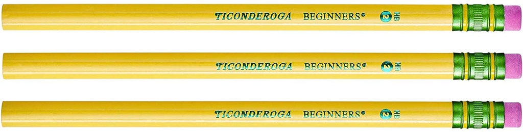 12ct Ticonderoga Primary Pencils with Erasers