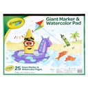 Giant Marker & Watercolor Pad6 Pack of 6