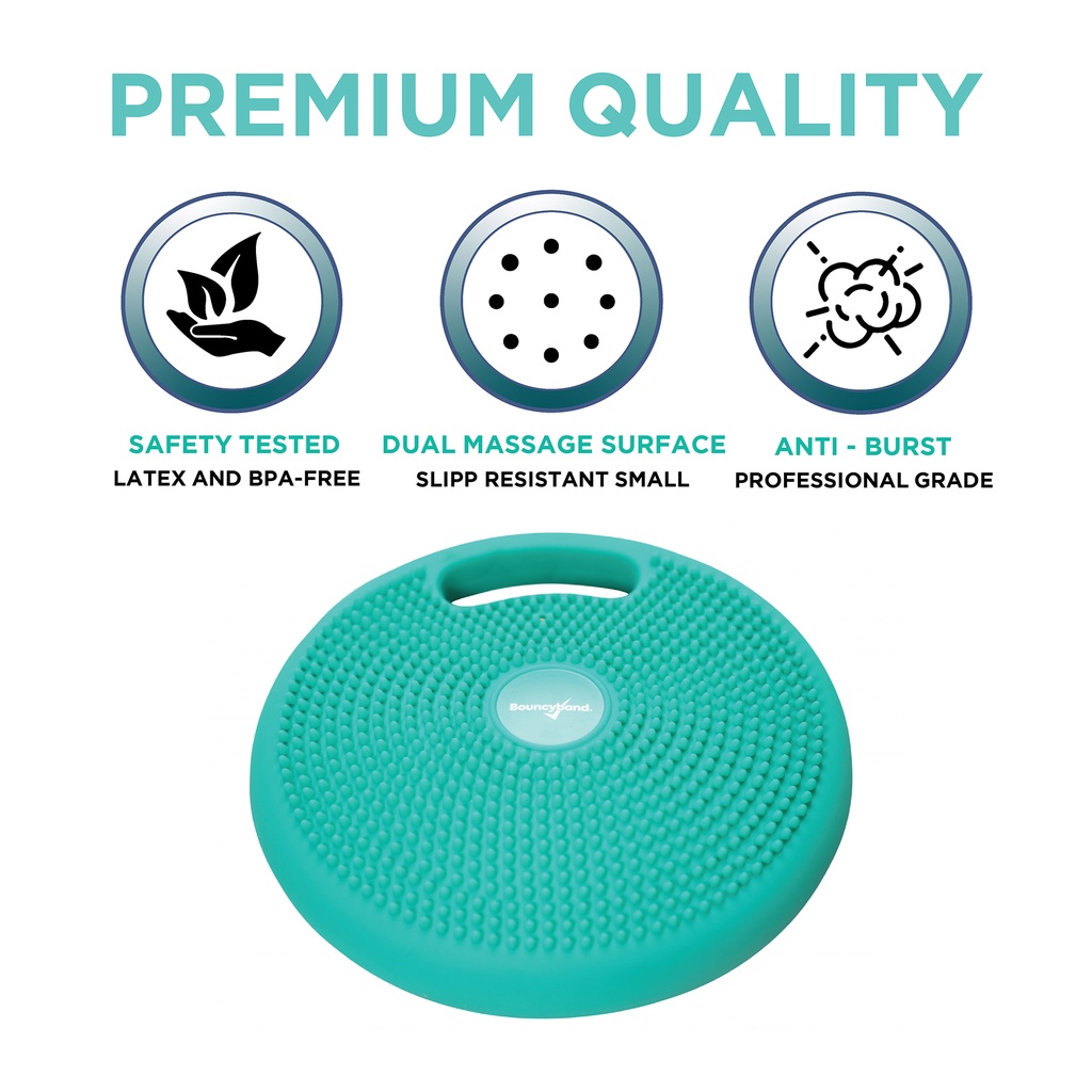 Green Portable Wiggle Seat Sensory Cushion