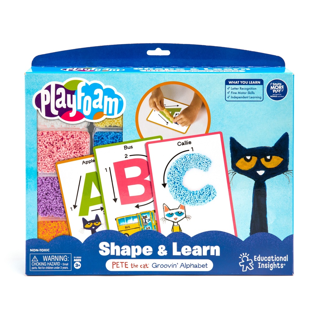 Playfoam Shape & Learn Pete the Cat Groovin' Alphabet