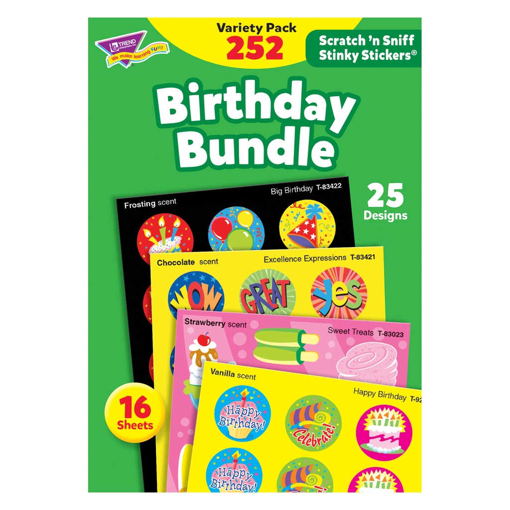 Birthday Bundle Stinky Stickers® Variety Pack