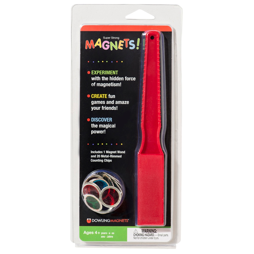 Magnetic Wand & 20 Magnetic Counting Chips 3 Sets