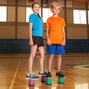 Plastic Platform Stilts Assorted Set of 6
