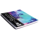 Watercolor Splash Unruled 12" x 9" Fashion Poly Sketch Book, , , 