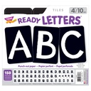 Black 4" Tiles Uppercase Ready Letters®