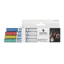 Paint-It 4 Assorted Colors 2MM Metallic Markers Set 2