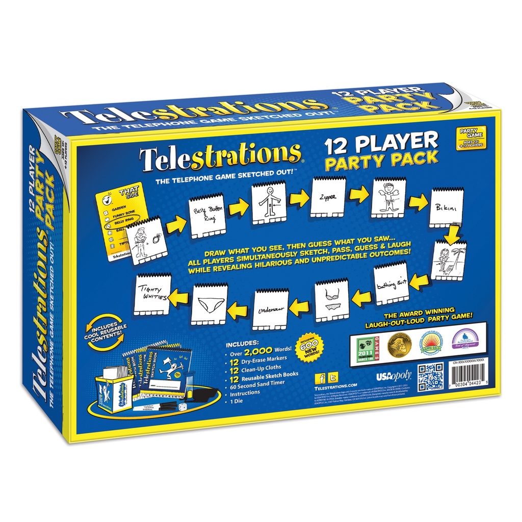 Telestrations® 12 Player: The Party Pack