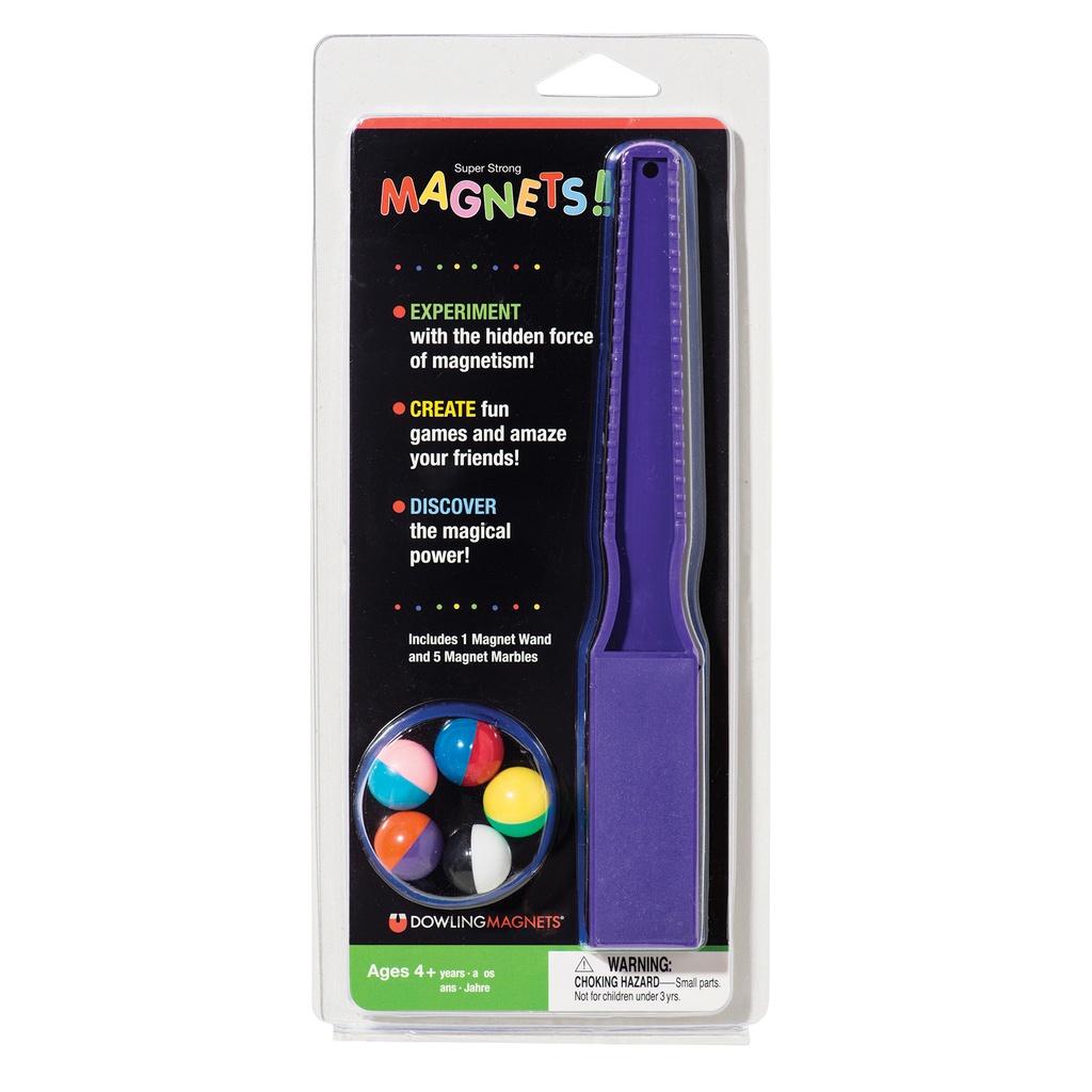 Magnet Wand & 5 Magnet Marbles 3 Sets