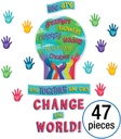 One World Together We Can Change the World Bulletin Board Set