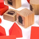 Wooden Stacking Castle