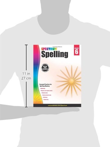 Spectrum Spelling Workbook Grade 6 Paperback