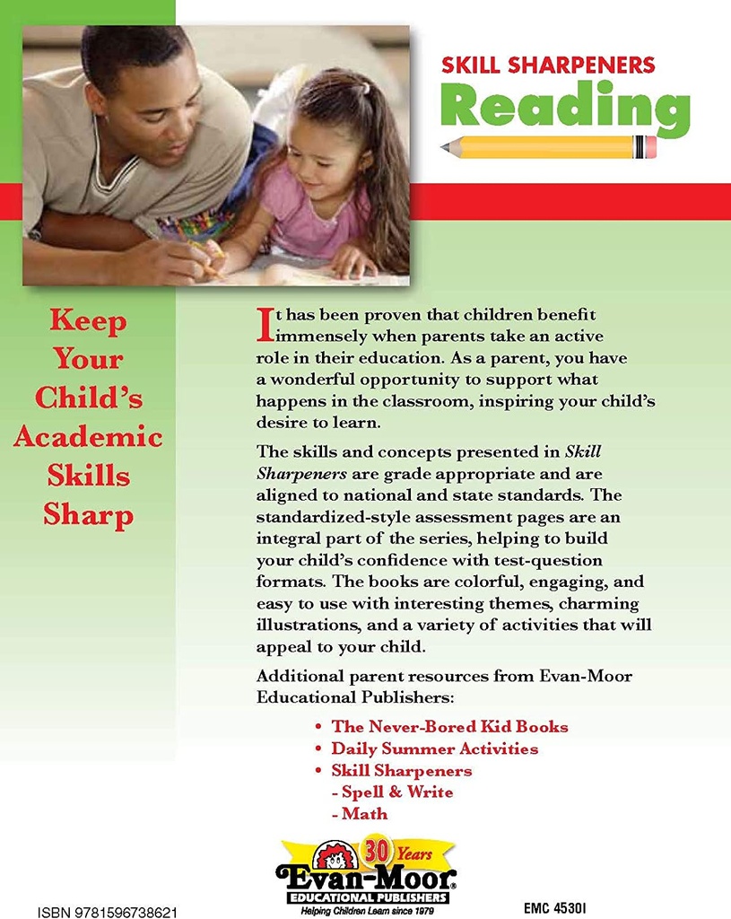 Skill Sharpeners Reading Grade 2 Activity Book