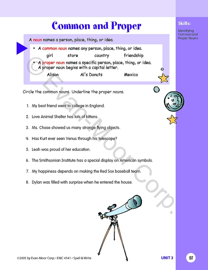 Skill Sharpeners Spell &amp; Write Grade 5 Activity Book