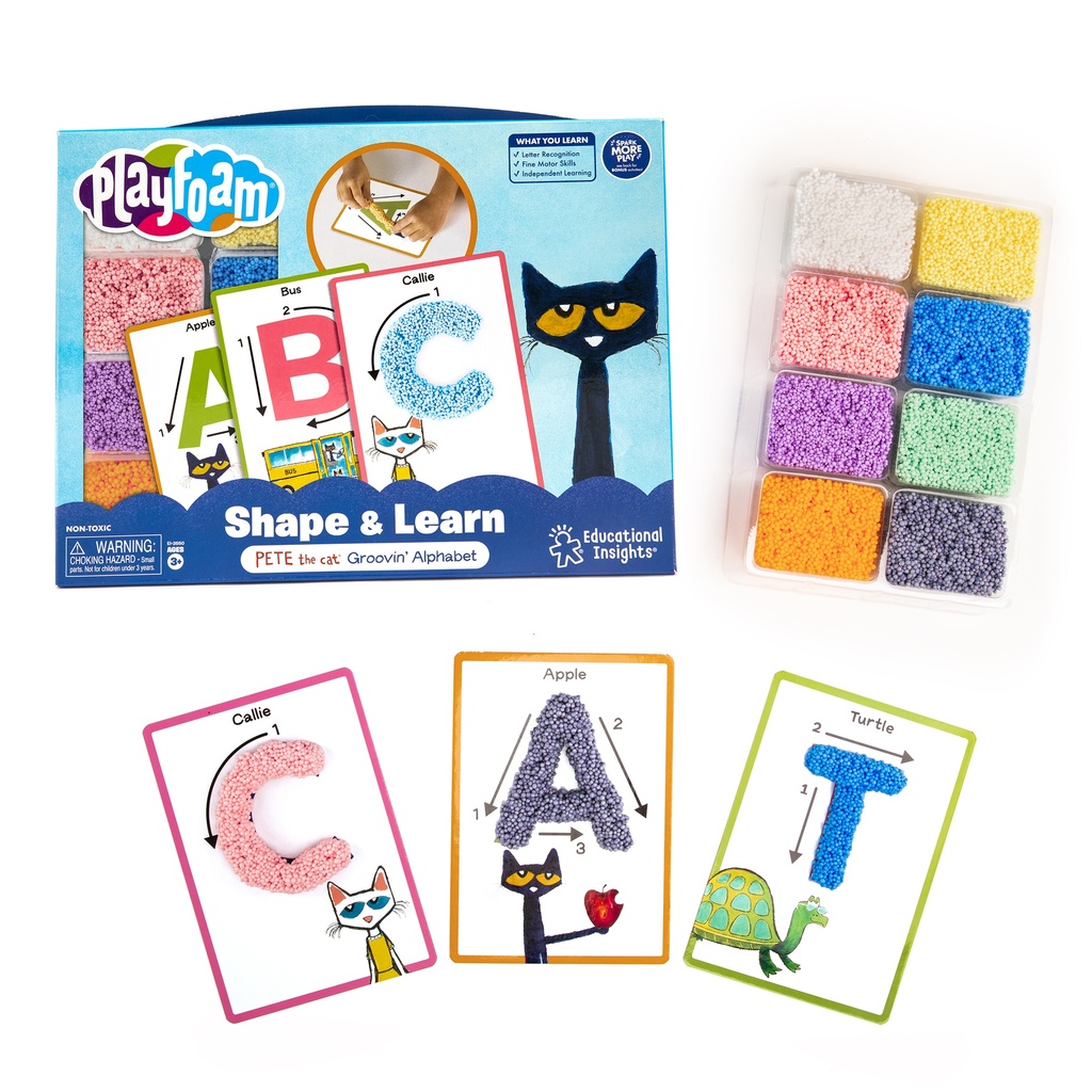 Playfoam Shape & Learn Pete the Cat Groovin' Alphabet