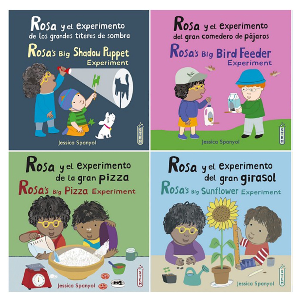 Rosa's Workshop Set 1 & 2 Bilingual Spanish/English 8-Book Set