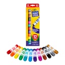 12 Color Washable Paint Sticks 2ct