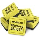 Magnetic Yellow 2" x 2" Whiteboard Eraser 24ct