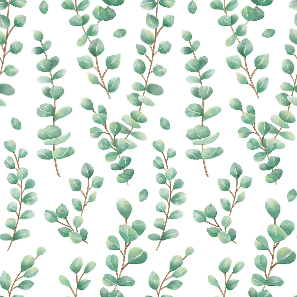 Eucalyptus Peel and Stick Decorative Paper Roll 17.5" x 10' 