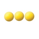 Yellow 4" Uncoated Regular Density Foam Balls 12ct