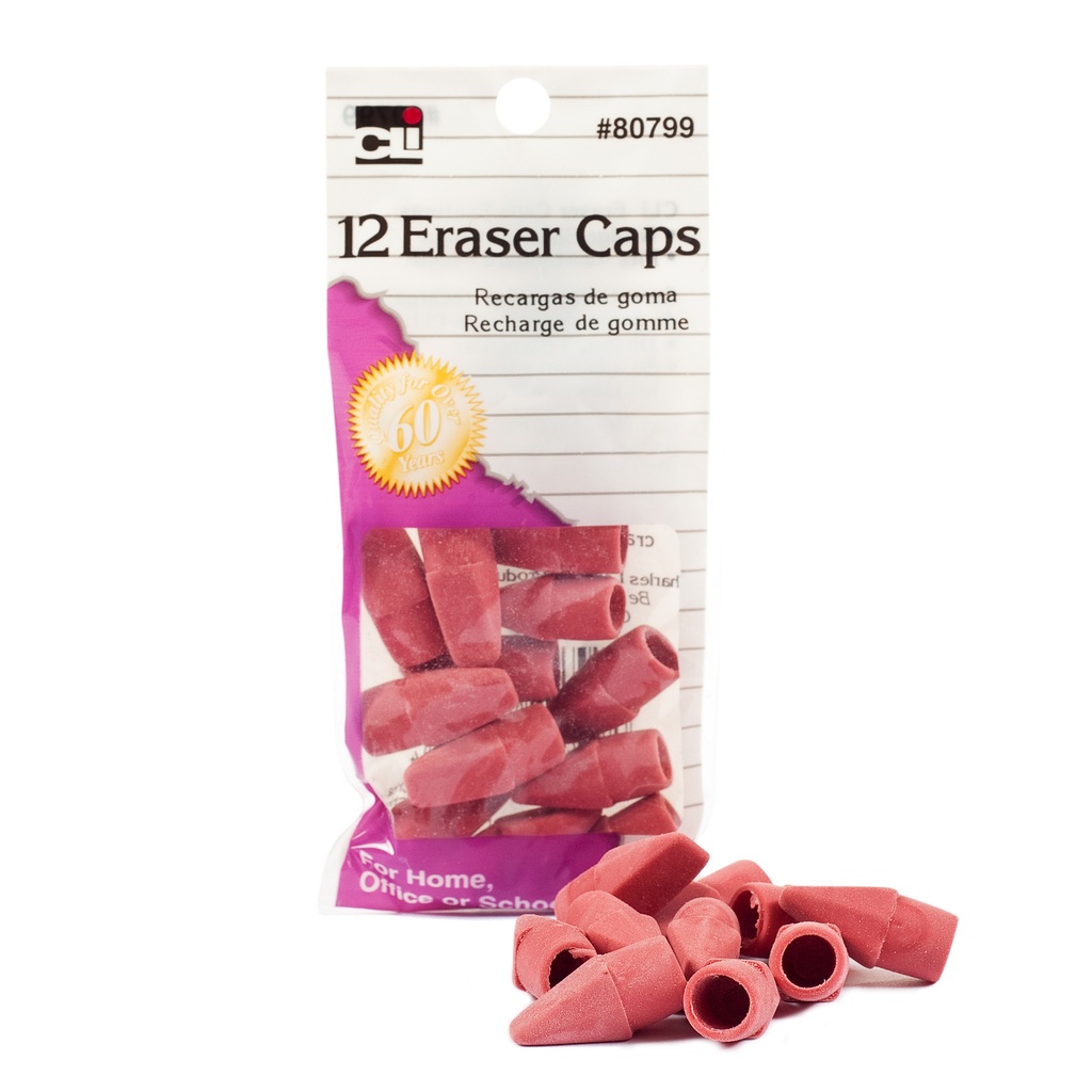Pink Pencil Eraser Caps 432ct
