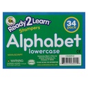 Small Lowercase Alphabet Stamps Set of 34