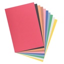 Lightweight 6" x 9" Assorted Colors Construction Paper 500 Sheets